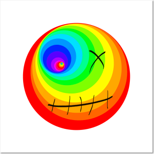 Rainbow Smiley Posters and Art